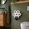 DanDiBo Toilettenpapierhalter Schaf Wand Schwarz Metall Produktbild-Vorschau 9