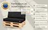 Cuscino per pallet 120 x 80 Set per mobili in pallet Euro Anteprima dell’immagine prodotto 7