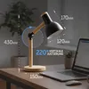 MasterLED E27 Lampa na čítanie Moderné čierne drevo, Náhľad obrázku produktu 7