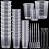 Messbecher-Set 30-tlg., 30/50/100 ml, transparent, Kunststoff Produktbild-Vorschau