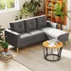 HOMCOM Ecksofa Eckcouch in L-Form, Eckgarnitur in Produktbild-Vorschau 2