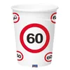 Párty kelímky dopravní značka 60 - 350ml - 8 ks Náhled obrázku produktu 1
