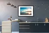 MuchoWow® MuchoWow® Gerahmtes Poster Meer - Boot - Berg Produktbild-Vorschau 5