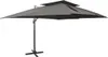 vidaXL Ampelschirm mit Doppeldach Anthrazit 400 x 300 cm Produktbild-Vorschau 8