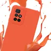 Cadorabo Hülle für Xiaomi RedMi 10 Schutz Hülle in Orange Produktbild-Vorschau 2