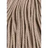 A close-up, detailed view of braided beige cord. Produktbild-Vorschau