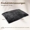 COSTWAY 2-in-1 Sitzsack, Bean Bag mit abnehmbarem Bezug,  Produktbild-Vorschau 3