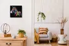 Coloray Uhr auf Leinwand 30x30 cm Wand Uhr Dekoration Produktbild-Vorschau 3