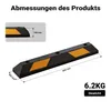 Wiltec 2x butée de roue 90 x 15 x 10 cm – en Caoutchouc – Voir les images du produit 4