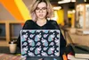 MuchoWow® Laptop Aufkleber Sticker Cover Mädchen - Einhorn Produktbild-Vorschau 5