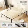 Bett 160 x 200 cm, Bettgestell mit Stauraum, Modernes Produktbild-Vorschau 8