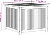 vidaXL Coffre de jardin 75x75x58 cm bois massif acacia Voir les images du produit 7