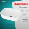 LAVITA Aufsatzwaschtisch Costa | Aufsatzwaschbecken Produktbild-Vorschau 3