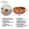 Akazienholz Schale 20cm Dekoschale Lebensmittelecht Produktbild-Vorschau 2