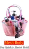 Tragbarer Mesh-Dusch-Caddy, 8-Korb-Tasche für das Produktbild-Vorschau 5