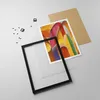 Gerahmtes Poster - Schwarzer Rahmen - Abstraktion modern - Produktbild-Vorschau 4