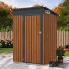 COSTWAY Gartenhaus aus Metall, 1,5m³, Gerätehaus mit Produktbild-Vorschau 2