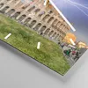 Wanduhr - Quadrat - Glasuhr - Italien Architektur Kolosseum Produktbild-Vorschau 5
