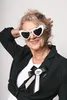 PartyDeco OKR27, Disco-Brille, Schwarz, Weiß, Einfarbig, Produktbild-Vorschau 3