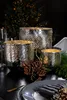 VICKY Windlicht - H. 18cm x Ø 18cm - antik silber - Glas Produktbild-Vorschau 2
