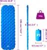 vidaXL Aufblasbare Isomatte Blau 190x58x6 cm Produktbild-Vorschau 5