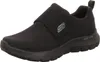 A black Skechers sneaker is shown from the side on a white background. Produktbild-Vorschau