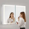 Armoire à pharmacie avec éclairage et miroir HD en 3 Voir les images du produit 8