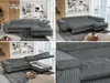 Ecksofa Sofa Grau, Wohnlandschaft L-Form mit Schlaffunktion Produktbild-Vorschau 13
