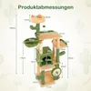 GOPLUS 160cm großer Kratzbaum, 5-stöckiger Katzenbaum mit Produktbild-Vorschau 9
