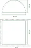 Coleman Event Dome L, Camping, 11,7 kg, Grau, Türkis Produktbild-Vorschau 6