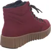 A single red boot is shown from a rear-side angle against a white background. Produktbild-Vorschau