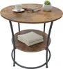 Relaxdays Beistelltisch, 2 Ablagen, HxD: 55x55 cm, Produktbild-Vorschau 1