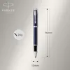 Parker IM, Jednoduchá propiska, Modrá, Černá, Mosaz, Náhled obrázku produktu 4