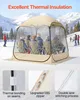 VEVOR Tenda trasparente, 183x183x195 cm, tenda pop-up per Anteprima dell’immagine prodotto 5