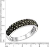 Zeeme Gemstones Ring 925/- Sterling Silber schwarz 060 Produktbild-Vorschau 2