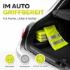 4x gilet di sicurezza auto ISO20471-2025 & 2026: Giallo Anteprima dell’immagine prodotto 3
