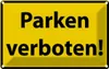 vianmo Insegna di latta 20x30 cm Parken Verboten gelb Anteprima dell’immagine prodotto 1