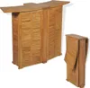 vidaXL Skládací barový stůl 155x53x105 cm Masivní teakové Náhled obrázku produktu 7