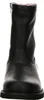A close-up front view of a black winter boot. Anteprima dell’immagine prodotto