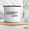Huuraa Emaille Tasse Glasgow my love 300ml Vintage Produktbild-Vorschau 3