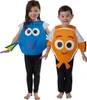 Two children wearing fish costumes. Produktbild-Vorschau