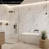 PVC Wandpaneel Duschrückwand Carrara Gold in Marmor-Optik Produktbild-Vorschau 6