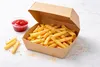 RyanPack Burgerbox Kraft 12,5×12,5×8 cm – fettbeständig & Produktbild-Vorschau 6
