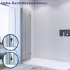 Falttür Duschabtrennung 95x195cm, 6mm Nano ESG Glas für Produktbild-Vorschau 2