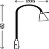 BRILONER TUSA Lampe de lecture LED orientable bras flexible Voir les images du produit 4