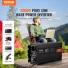 VEVOR Wechselrichter mit reiner Sinuswelle 2000W DC 12V AC Produktbild-Vorschau 2