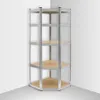 A corner shelving unit in a room. Náhled obrázku produktu