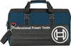A blue and black tool bag with a Bosch logo and text. Produktbild-Vorschau
