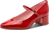 Tamaris Damen Pumps Lack Riemchenpumps mit Blockabsatz Produktbild-Vorschau 2