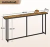Yaheetech Schmaler Konsolentisch 160 x 20 x 81 cm Langer Produktbild-Vorschau 7